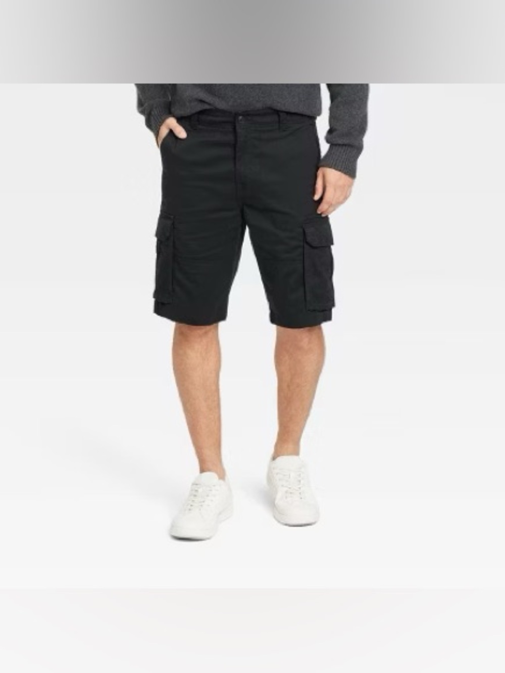 NWT GoodFellow Cargo Shorts 11” Black